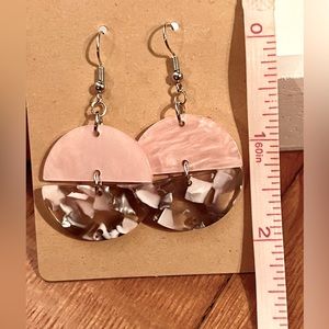 Handmade resin earrings
